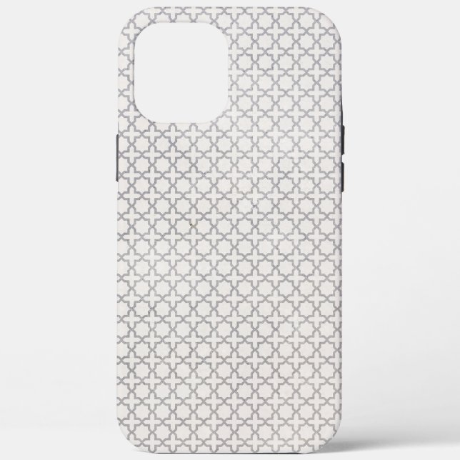 Beige Islamic geometric pattern Case-Mate iPhone Case (Back)