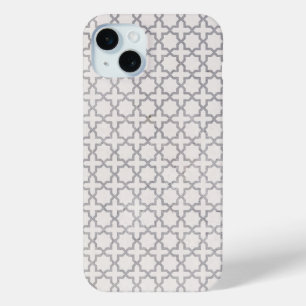 Beige Islamic geometric pattern iPhone 15 Mini Case