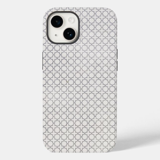 Beige Islamic geometric pattern Case-Mate iPhone Case (Back)