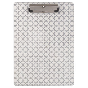 Beige Islamic geometric pattern Clipboard