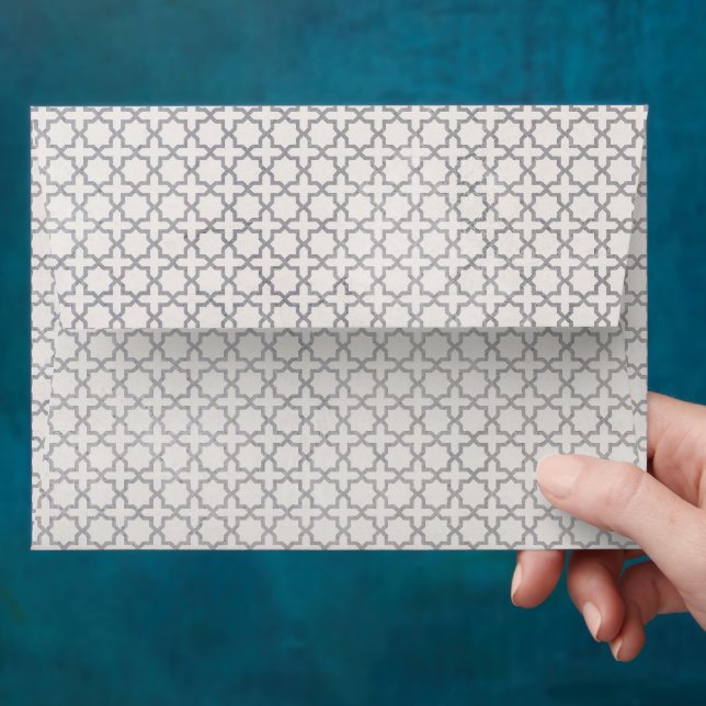 Beige Islamic geometric pattern Envelope (Hand)