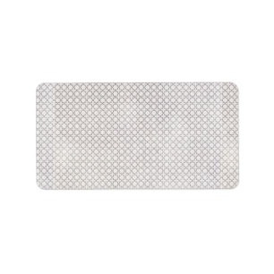 Beige Islamic geometric pattern Label