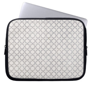 Beige Islamic geometric pattern Laptop Sleeve