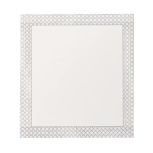 Beige Islamic geometric pattern Notepad