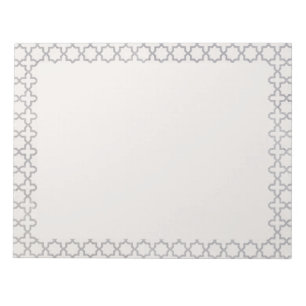 Beige Islamic geometric pattern Notepad