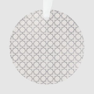 Beige Islamic geometric pattern Ornament
