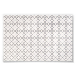Beige Islamic geometric pattern Photo Print