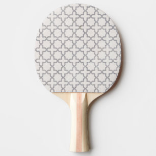 Beige Islamic geometric pattern Ping Pong Paddle