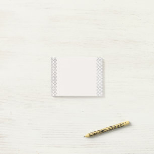 Beige Islamic geometric pattern Post-it Notes