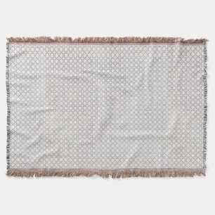 Beige Islamic geometric pattern Throw Blanket