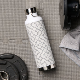Beige Islamic geometric pattern Water Bottle