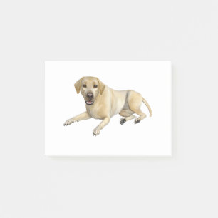 Beige Labrador Dog Lying Down Post-it Notes