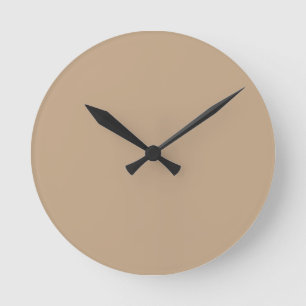 Beige Large Wall Clock