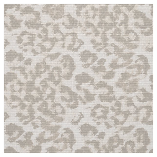 Beige leopard print . fabric (Swatch)
