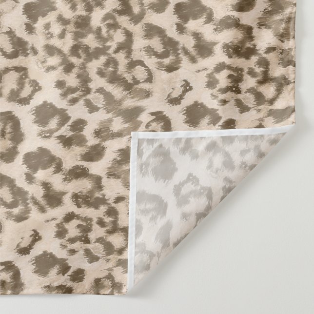Beige leopard print . tapestry (Detail)
