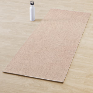 Beige Linen Yoga Mat