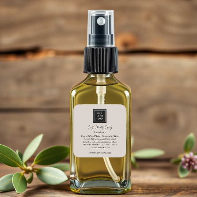 Beige | Logo Ingredient Product Labels (Creator Uploaded)