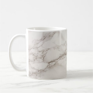 Beige marble coffee mug