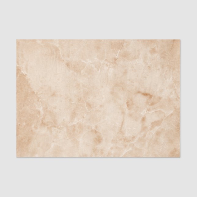 Beige Marble Decoupage Background Tissue Paper (Front)