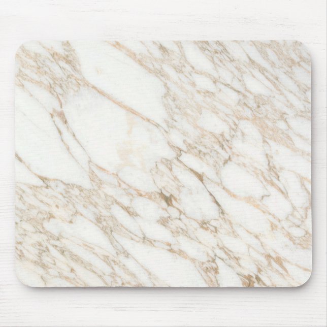 Beige Marble Mouse Pad 2 (Front)