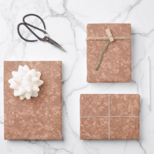Beige Marble Terrazzo Texture  Wrapping Paper Sheet
