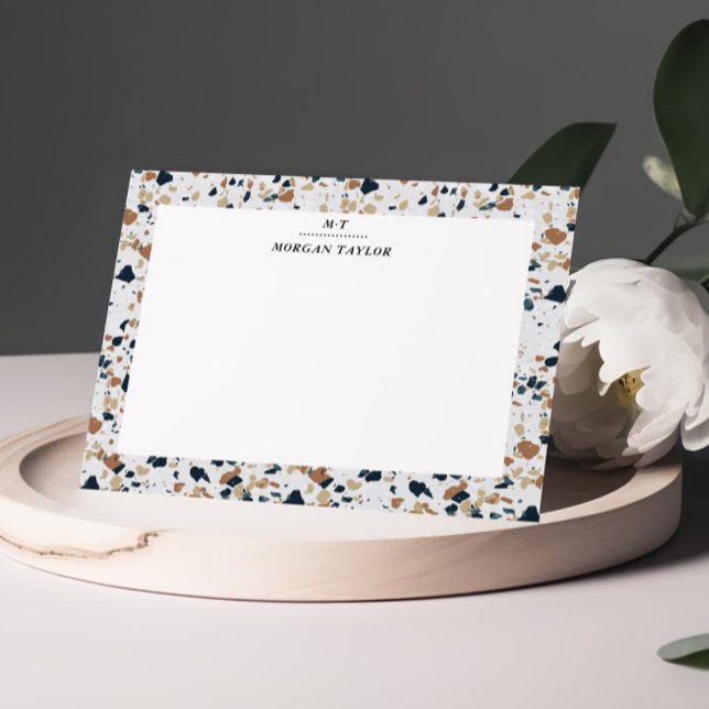 Beige Mosaic Personalised Note Cards (Creator Uploaded)