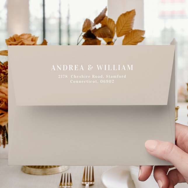 Beige Neutral Wedding  Envelope (Creator Uploaded)