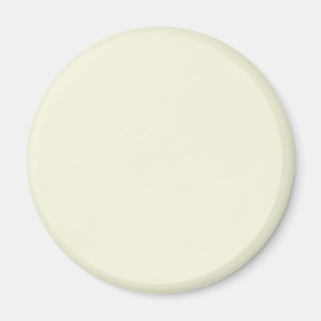 Beige (Off White) F5F5DC - Option to Add Name Magnet (Front)