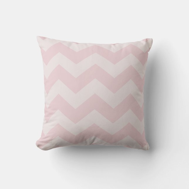 Beige Pink Striped Elegant Pastel Colours Template Cushion (Front)