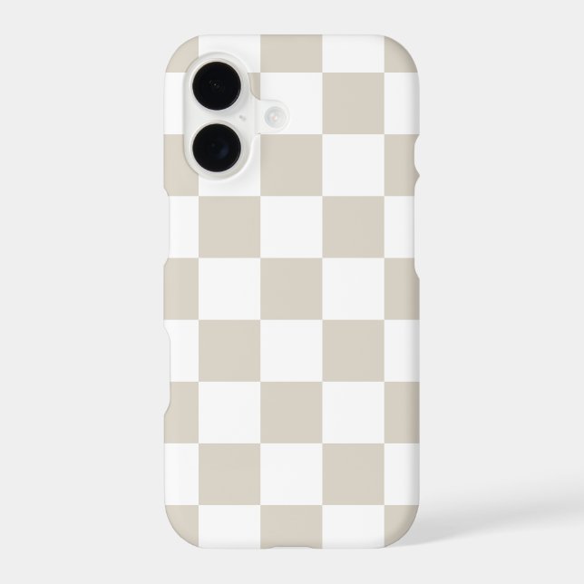 Beige Retro Check (Back)
