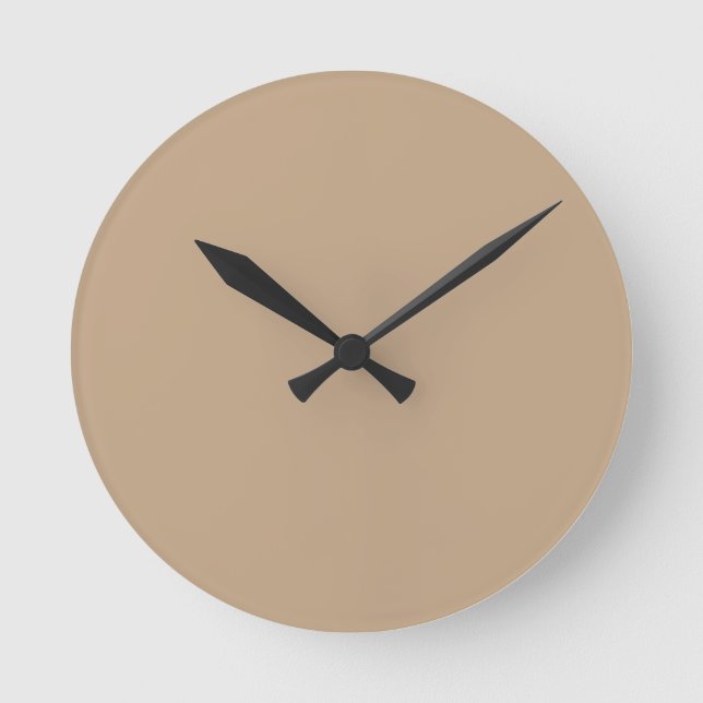 Beige Round Clock (Front)