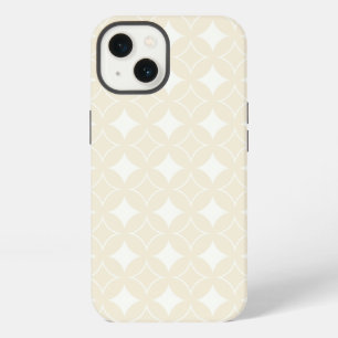 Beige shippo pattern Case-Mate iPhone case