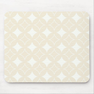 Beige shippo pattern mouse pad
