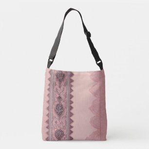 Beige & Sided AI art  Crossbody Bag