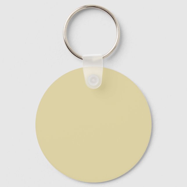 Beige (solid colour)  key ring (Front)