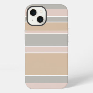 Beige stripes Case-Mate iPhone case