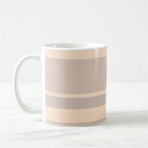 Beige Stripes Coffee Mug