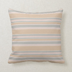 Beige stripes cushion