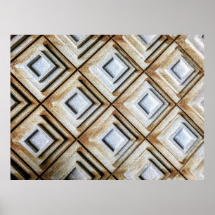 Beige surface poster