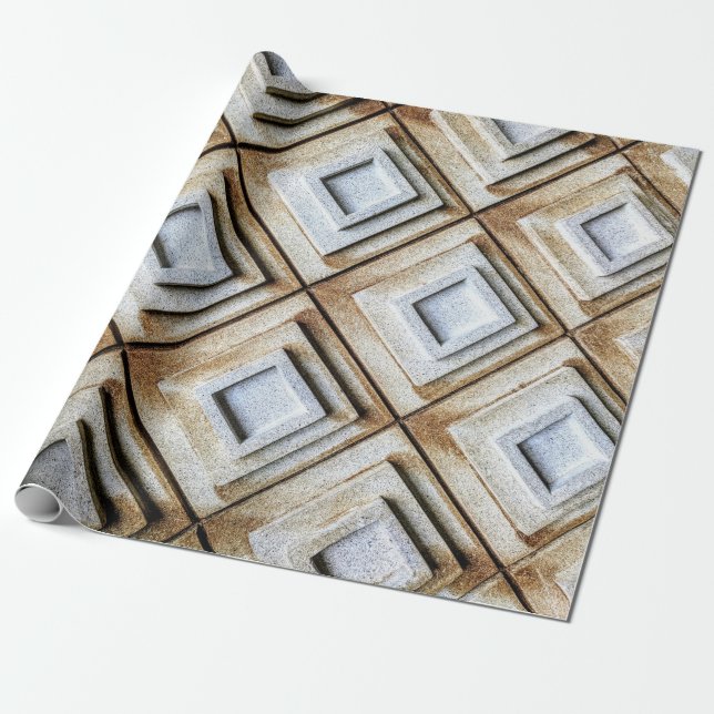 Beige surface wrapping paper (Unrolled)