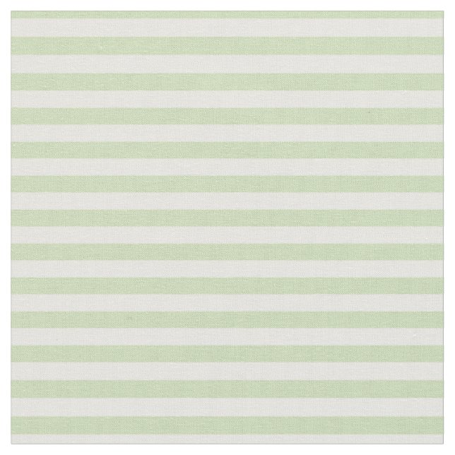 Beige & Tea Green Stripes  Fabric (Close Up)