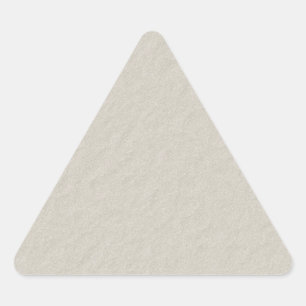 Beige textured paper accessories you can customise triangle sticker