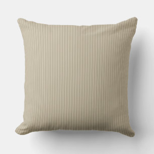 Beige Ticking Stripe Cushion