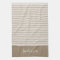 Beige Turkish Stripes Monogram | Farmhouse