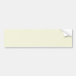Beige White Bumper Sticker