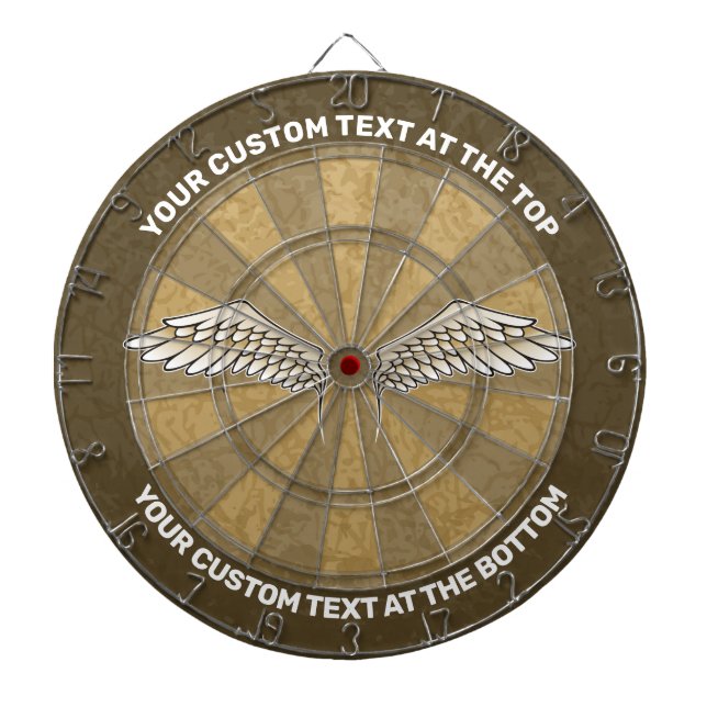 Beige Wings Dart Board (Front)