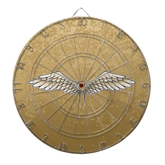 Beige wings dartboard (Front)