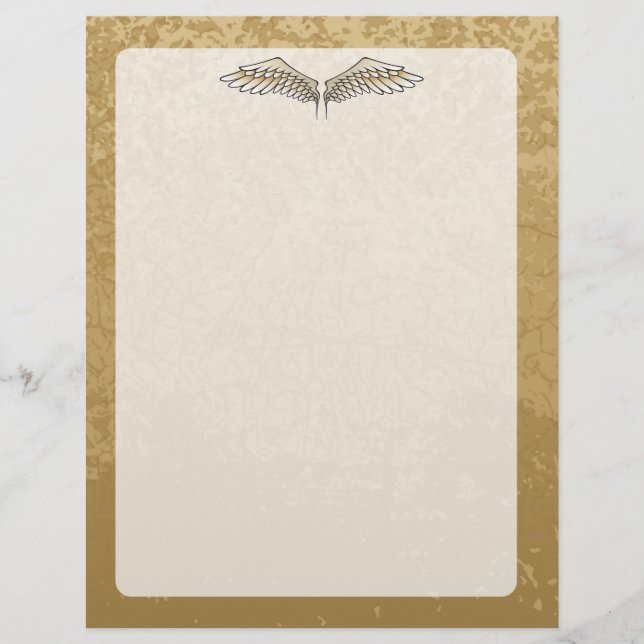 Beige wings flyer (Front)