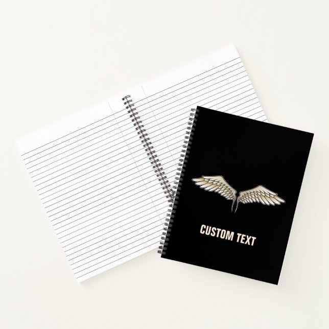 Beige wings notebook (Inside)