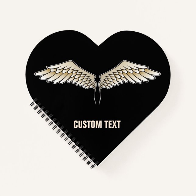 Beige wings notebook (Front)